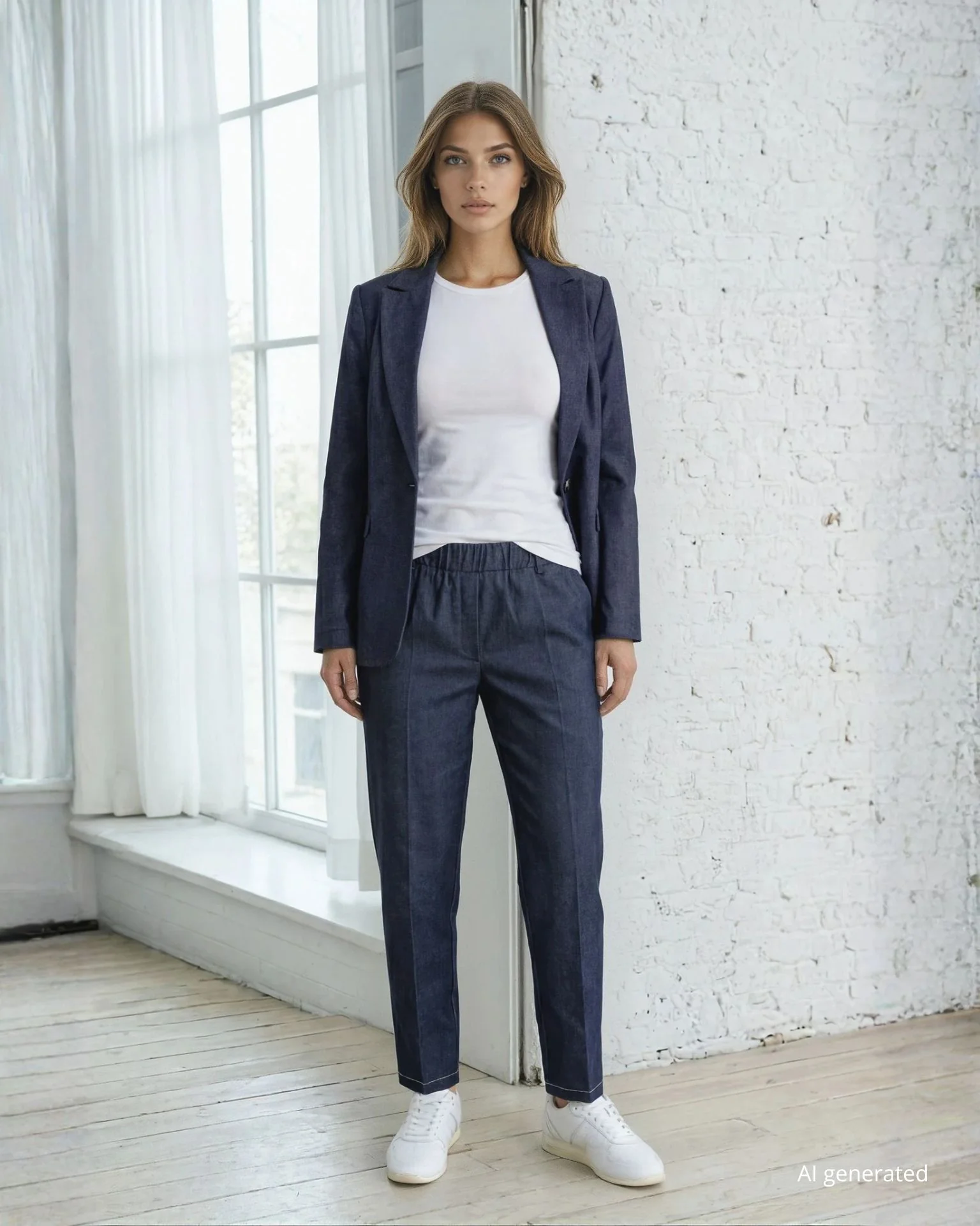 Pantalone con spacchetti in lurex